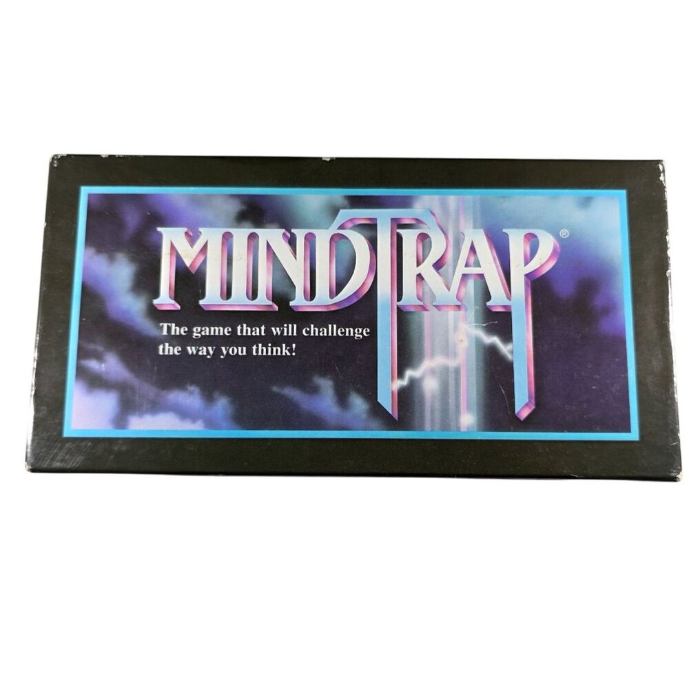 Mindtrap Board Game Trivia Puzzle Challenge With Cards Pencil Instructions